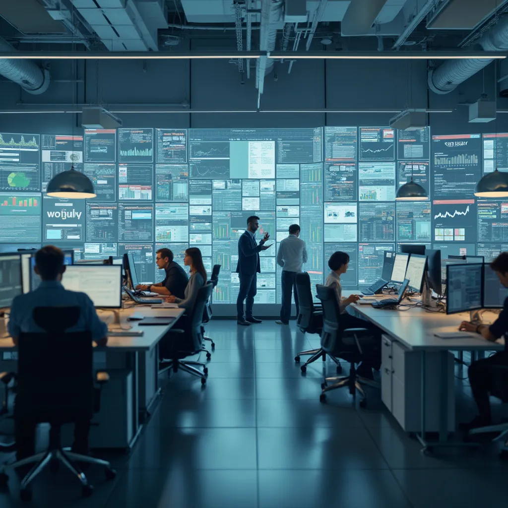 L'équipe FinanceAI au travail